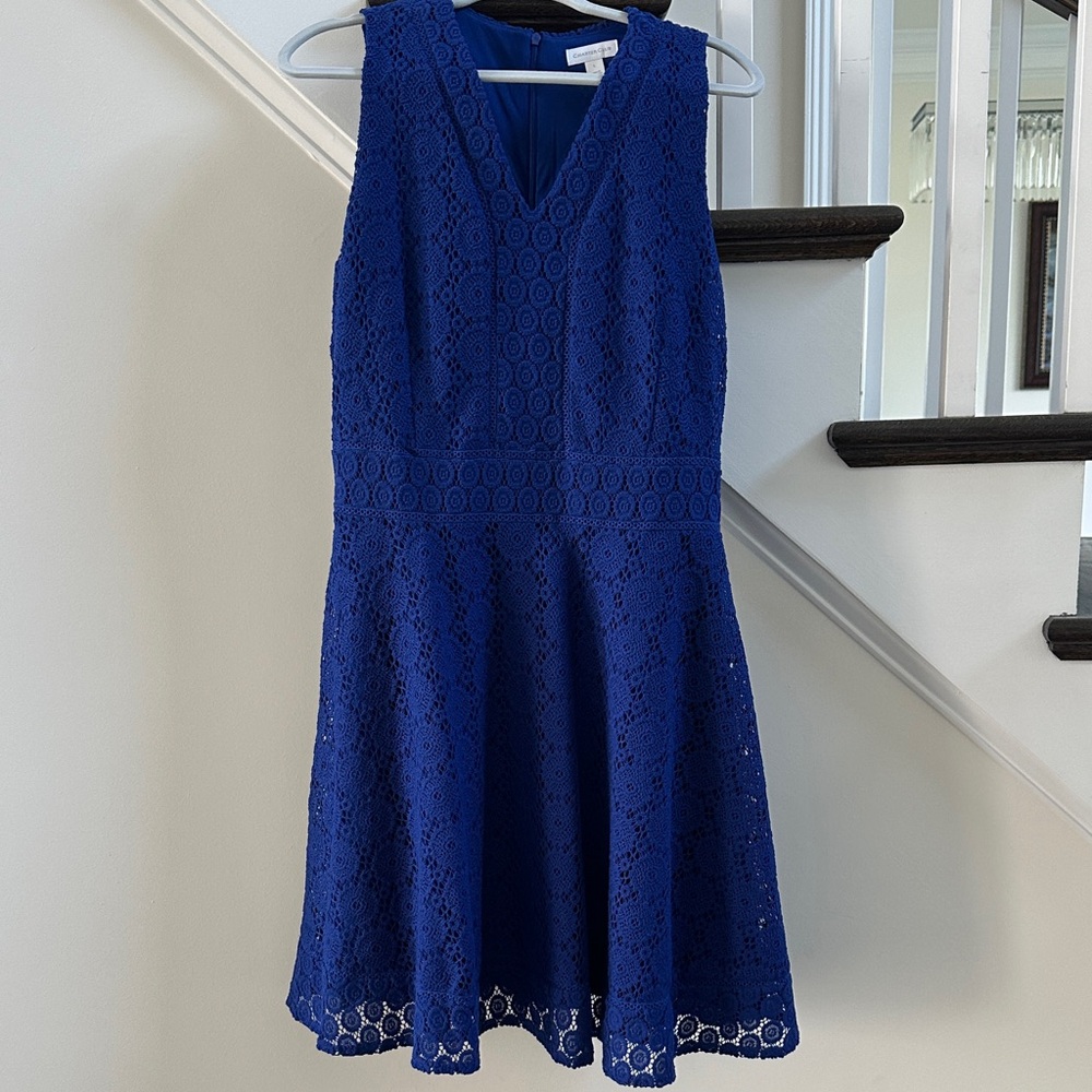 Charter Club Royal Blue Lace Kids Dress